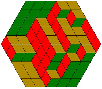 Tiling a Triangulated Hexagon, original