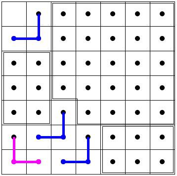 a deficient 7x7 board with (1,1) removed