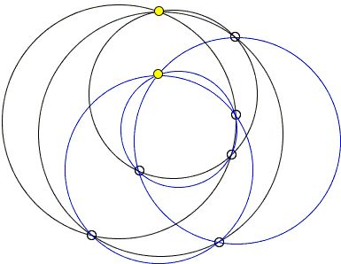 Miquel's theorem for circles