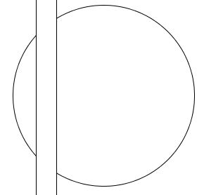 Circular Poggendorf illusion