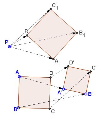 Theorem of directly similar figures, first variant