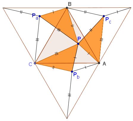 equilateral and 3-4-5 triangles