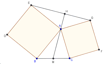 solution of the degenerate Bottema problem, with a reference to the properties of 'flank triangles'