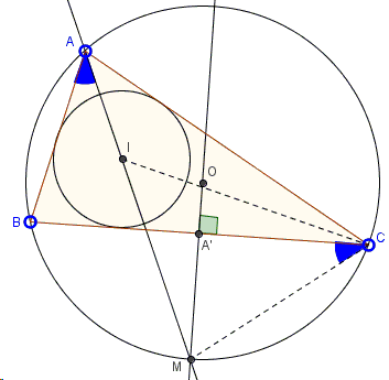 A Double Meaning of an Arc's Midpoint