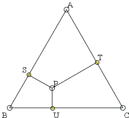 Configuration of Viviani's theorem