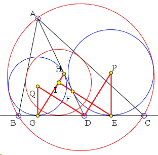 a proof of Thebault's third theorem by Sohail Farhangi