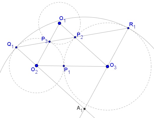 three tangent circles