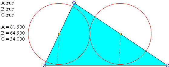 dissection of triangle into rhombus: a recalcitrant configuration