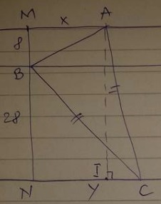 Area of Isosceles Triangle, solution 3