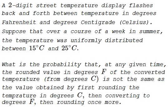 Converting Temperature From C to F, problem