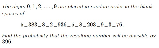 probability of divisibility