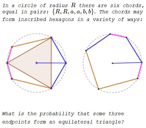 Probability of Equilateral Triangle,problem