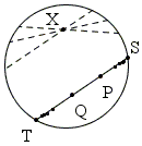 Enpoints are unreachable in Klein's model of hyperbolic geometry