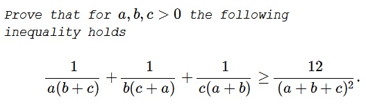 a cyclic inequality from math phenomenon