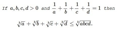 Dan  Sitaru's Cyclic  Inequality with a Constraint and Cube Roots II