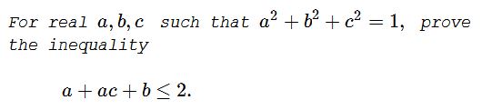 An Inequality from Gazeta  Matematica, March 2016 IV