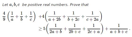 An Inequality in Reciprocals