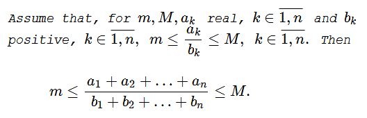 An Inequality with Fractions