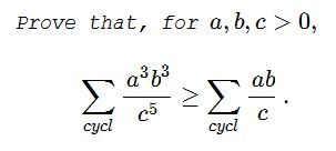 Powers and Fractions Inequality