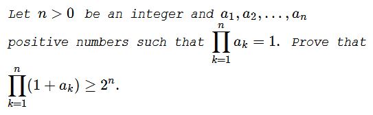 Two products: constraint and inequality