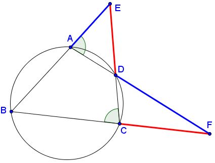 A Property of Cyclic Quadrilateral- solution