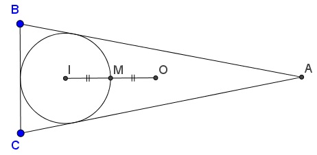 Golden Ratio in Isosceles Triangle,illustration