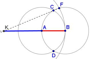 5-step construction of the golden ratio, #3, illustration 2