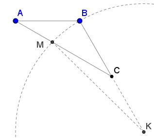 Golden Ratio in an Isosceles Trapezoid with a 60 degrees Angle, simplified