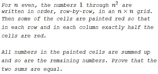 Coloring Squares, Adding up Numbers, problem