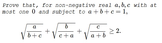 Vasile Cirtoaje's Cyclic  Inequality with  Three  Variables