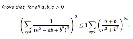 A Cyclic Inequality  in Three Variables XII