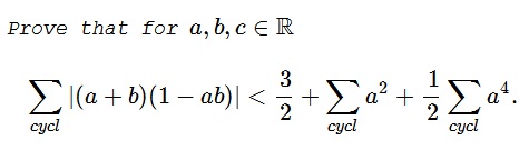 A  Cyclic Inequality  in  Three Variables  XVI