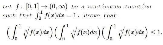 An Inequality with Integrals and Radicals
