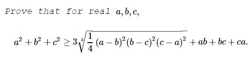 Leo Giugiuc's Cyclic Inequality in Three Variables