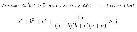 Leo Giugiuc's Cyclic Inequality with a Constraint, problem