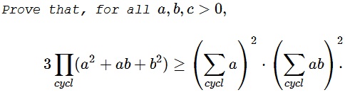 One Inequality - Two Domains, problem 1