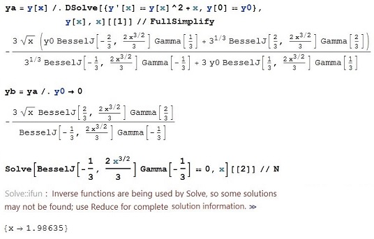 a quaint solution to an unsolvable equation, #4
