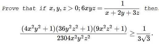 Refinement on Dan Sitaru's Cyclic  Inequality In Three Variables, problem