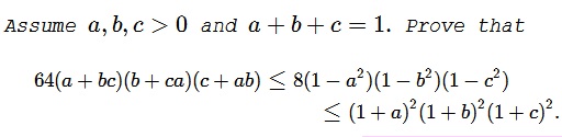 Dorin Marghidanu's Two-Sided Inequality, problem