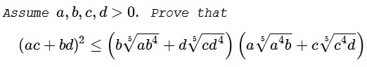 Twin Inequalities in Four Variables: Twin 1