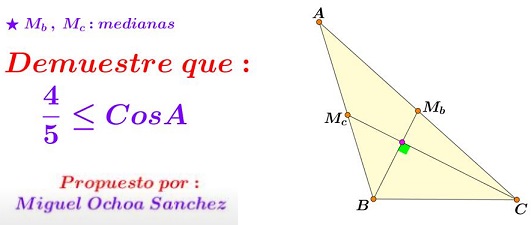 An Angle Inequality in Triangle with Perpendicular Medians