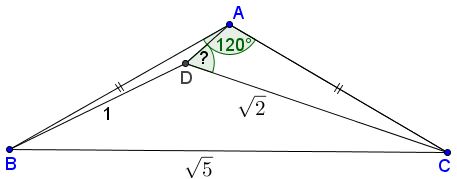 Angles in a Triangle: an Exercise - problem