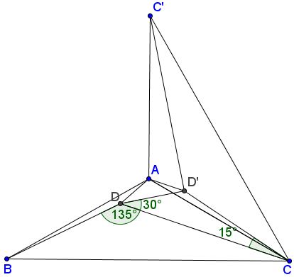 Angles in a Triangle: an Exercise - solution 1