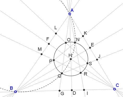 three isosceles triangles, solution, step 1