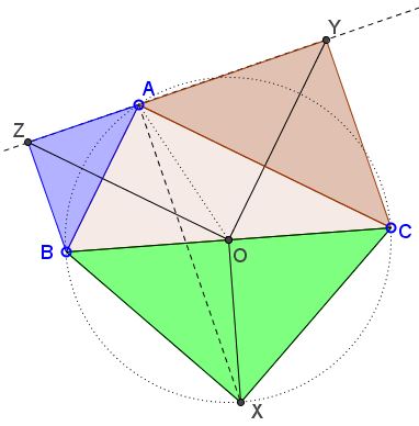 a generalization of the Pythagorean theorem by Tran Quang Hung, indeed a generalization