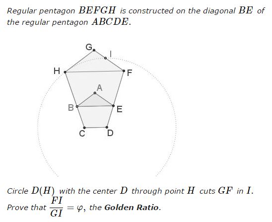 Cultivating Regular Pentagons, problem