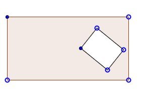 a rectangle with a rectangular hole, problem