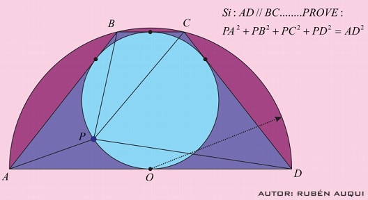 An Identity in Bicentric Isosceles Trapezoid, source