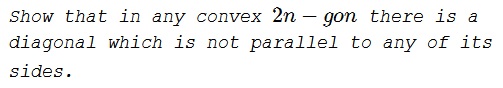 Diagonals in a Polygon Parallel to Sides