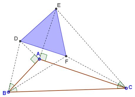another equilateral triangle for an arbitrary one